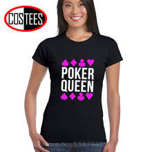 Poker Player T shirts women WSOP World Series of Poker T shirts Casino gambling I Poker Queen T-shirts Las Vegas poker Tee shirt 2024 - buy cheap