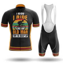 SPTGRVO-ropa divertida de ciclismo para hombre, conjunto de jersey, uniforme de licra 2024 - compra barato