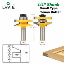 2pcs 12mm 1/2 Shank Door Panel Cabinet Tenon Router Bit Set Milling Cutter For Woodworking Cutter Cutting Wood Tools 2024 - buy cheap