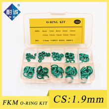 Kit de clasificación de anillo de goma verde FKM, sello de anillo FKM de 1,9mm de grosor 2024 - compra barato