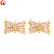 Cordial Design 10Pcs 8*12MM Jewelry Accessories/Hand Made/Genuine Gold Plating/Earring Findings/CZ Charms/DIY Jewelry Making 2024 - buy cheap