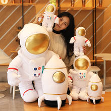 Desenhos animados série espaço brinquedos de pelúcia astronauta spaceman nave espacial foguete macio pelúcia boneca 35-60cm meninos crianças presente de aniversário 2024 - compre barato