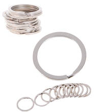 ZLinKJ Lovely 10PCs 1.5x25mm Silver Tone Split Rings Key Rings Findings Wholesale 2024 - buy cheap