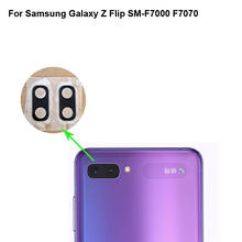 Cristal de lente de cámara trasera para Samsung Galaxy Z, piezas de lente de cristal para Samsung GALAXY ZFlip, SM-F7000 F7070, 2 uds. 2024 - compra barato