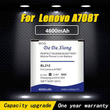 High quality 4600mAh BL212 BL-212 Li-ion Phone Battery for Lenovo S8 A708T A628T A620T A780E A688T S898t+ 2024 - buy cheap