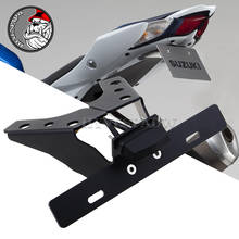 Eliminador de para-lamas, suporte para placa de moto, para suzuki visual gsxr 1000 2005-2011 15 13 11, braçadeira completa, led gsxr1000 2024 - compre barato