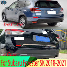 For Subaru Forester SK 2018 2019 Decorate Accessories Stainless steel Tail Gate Door Cover Trim Rear Trunk Molding Bezel Styling 2024 - buy cheap