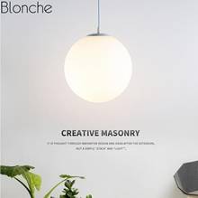 Post Modern Line Pendant Lamp Minimalism Nordic Glass Ball Led Lights Light Fixtures Bathroom Bedside Mirror Lights Loft Decor 2024 - buy cheap