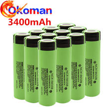 2-20 шт Оригинальный NCR18650B 3,7 v 3400mah 18650 литиевая аккумуляторная батарея для фонариков 2024 - купить недорого