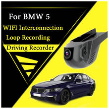 Câmera automotiva com wi-fi, dvr, para bmw 5, g30, g31, g38, 2016 a 2020, gravação de vídeo, gravação de veículos em estrada 2024 - compre barato