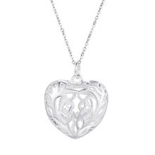 925 Sterling Silver Pendant,Latest Trendy Classic Jewelry,Fashion Hollow Heart Silver Necklace Pendants Chains for Women 2020 2024 - buy cheap