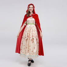 Ladies Little Red Riding Hood Costume Adult Fantasy Hen Party Dress Nightclub Queen Halloween Fairy Fantasia Carnival Costume 2024 - buy cheap