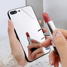 Funda de lujo para espejo de maquillaje, carcasa para Vivo Y85, OPPOV9, X21, UD, Y91, Y95, Y83, V15 pro Y 85 2024 - compra barato