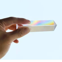 Glass Rainbow Children Students Present Glass Right Angle Reflecting Triangular Prism Teaching Light Spectrum Rainbow prism 2024 - buy cheap