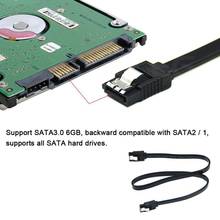 SATA-disco duro de alta velocidad para ordenador, Cable de datos SATA 3,0, 6 Gb/s, 26AWG, 40cm, Señal de Cable Straig B6H8 2024 - compra barato