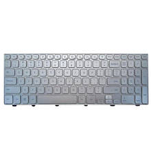 Replacement US English Layout Laptop Keyboard with Backlit/Backlight High Quality for Dell Inspiron 15-7000 7537, Silver 2024 - buy cheap