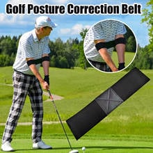 Golf Swing Trainer Swing Trainer Elastic Arm Band Belt Beginner Practicing Guide Gesture Alignment Training Aids Correct #T2P 2024 - buy cheap