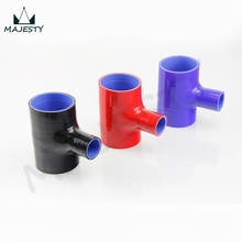 T Shape Silicone Hose Tube Pipe for 35mm ID BOV 3 +size 3" To 3" (76mm)  black/blue/red 2024 - buy cheap