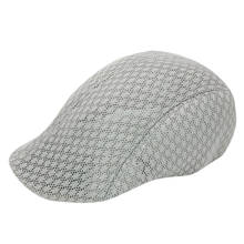 Gorra plana de malla transpirable para hombre y mujer, gorro de béisbol con diseño de pato, malla transpirable para el sol, boina de Golf, Newsboy, Unisex 2024 - compra barato