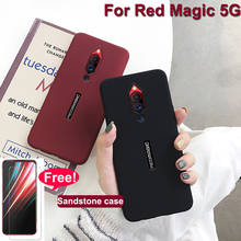 Funda para ZTE Nubia Red Magic 5G + película de cristal para pantalla, protector suave de silicona para Nubia Red Magic 5G, NX659J 2024 - compra barato