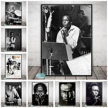 New Miles Davis Poster Wall Art Jazz Music Star Kind of Blue Canvas Painting Posters and Prints for Room Decorative Home Decor 2024 - buy cheap