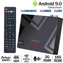 MECOOL K5 2G 16G Smart Tv Box Android 9.0 Amlogic S905X3 2.4G 5G WIFI LAN 10/100M Media player Dual Wifi PVR Recording TV Box 2024 - buy cheap