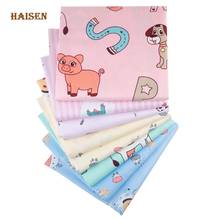 8pcs/Lot,Cotton Patchwork Cartoon Animals Series Twill Fabric Tissue Set Cloth For DIY Sewing Quilting Textile Material 20x25cm 2024 - buy cheap
