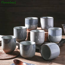 Japonês cerâmica xícara de café xícara de chá coffeeware teaware kung fu conjunto de chá xícara de porcelana cerâmica grossa copo de água matcha cup 2024 - compre barato