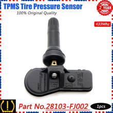 Xuan sensor de monitoramento de pressão de pneus, 1 peça, tpms 28103fj002 para subaru forester, impreza, jusy, legacy, outpack, trezia, wrx, xv, 28103fj000 2024 - compre barato