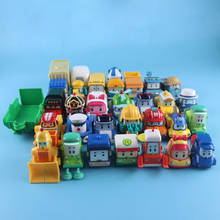 Детские игрушки Аниме фигурки героев Анба автомобиль игрушки Робокар Поли металлическая модель игрушечный автомобиль для детей подарки на день рождения 2024 - купить недорого