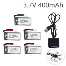 Batería Lipo de 3,7 V, 400mAh, 35C, para X4 H107 H31 KY101 E33C E33 U816A V252 H6C RC Quadcopter, pieza de repuesto 2024 - compra barato