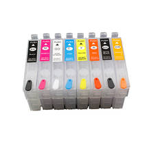 UP NEW 1set P400 Refillable ink Cartridge compatible For Epson P400 Printer With Chip T3240 T3241 - T3249 2024 - buy cheap