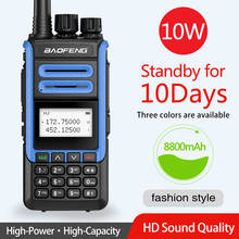 Baofeng-walkie-talkie de UV-99, Radio CB de doble banda, transmisor FM de caza, portátil de alta potencia, dos vías, Real, 10W, UV-5R 2024 - compra barato