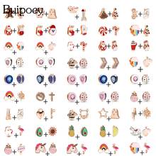 Buipoey 2Pcs Ladybug Beads Rose Gold Cat Unicorn Charm For 10mm Bracelet Wristband High Quality Alloy Bee Accessories beaded 2024 - buy cheap