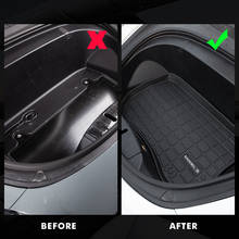 New Model3 Car Front Trunk Mat for Tesla Model 3 2021 Accessories TPE Mats Waterproof Wearable Cargo Tray Storage Pad 2024 - buy cheap