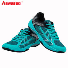2020 Kawasaki Badminton Shoes Wear-resistant Durable And Breathable Indoor Sports Shoe for Men Women Sneakers NinJa K-358 in the online store DYO Sportswear Factory Store at a price of 95.9