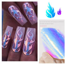 Firework Leaf Flower Nail Stickers DIY Nail Art Sticker Transfer Water Decals Nail Tips Decoration Beauty Manicure Accessories 2024 - buy cheap