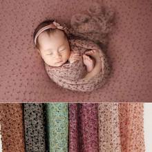 Newborn Photography Props Baby Kids Knit Wrap Cloth Swaddle Photo Accessories P31B 2024 - buy cheap