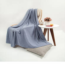 Manta de hilo de algodón puro, cubierta de sofá a prueba de polvo, Piano, siesta, oficina, Verano 2024 - compra barato