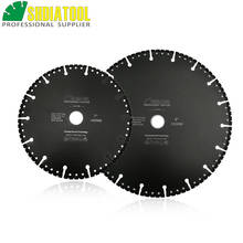 SHDIATOOL 1set 180mm&230mm Vacuum Brazed Diamond Blade for All Purpose 7" &9"Demolition Blade For stone iron steel 2024 - buy cheap