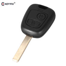 KEYYOU New Replacement 2 Buttons Key Shell For Citroen C1 C2 C3 C4 Xsara Picasso Pluriel C4 Remote Car Key Case With VA2 Blade 2024 - buy cheap