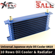 Óleo cooelr 10 linhas universal an10 motor radiador de óleo de alumínio 10-row 2024 - compre barato