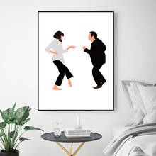 Póster de Pulp Fiction, impresión artística, póster de película clásica, arte de pared minimalista abstracto, pintura en lienzo, imagen de pared, decoración del hogar 2024 - compra barato