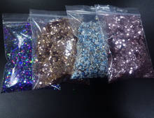 1/2/3mm100g/200g/500g/bag Nail Glitter Sequin metal Mirror Round DIY Flake  Nail Glitter Sequin Mixed Round Dot glitter Flake 2024 - buy cheap