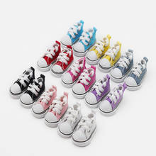7pair 1/6 BJD Doll Shoes 5cm Canvas BJD Handsome Candy Color Sneakers Toy For Girls Fashion Shoes For Dolls Accessories 2024 - buy cheap