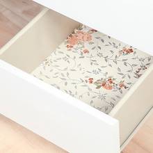 Wardrobe Cabinet Cupboard Paper Mat Antibacterial Drawer Non-Slip Moisture Mildew Pad Sticker Table Drawer Cabinet Shelf Liners 2024 - купить недорого