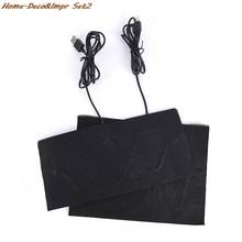 1pc Carbon Fiber Heating Pad Hand Warmer USB Electric Winter Infrared Fever Heat Pet Mat Heated Clothing  Cushion 60-70 degrees 2024 - buy cheap