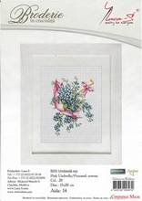 tt  Mouse avatar Counted Cross Stitch Kit Cross stitch RS cotton with cross stitch blue flowers in pink umbrella 2024 - buy cheap