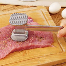 Martillo de carne de aluminio de dos lados, herramienta para carne de cerdo, portátil, utensilios de cocina y accesorios, 1 ud. 2024 - compra barato
