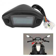 Motorcycle Digital Colorful LCD Gauge Backlight 13000RPM Speedometer Odometer Tachometer with Speed Sensor 12V Universal 2024 - buy cheap